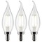 3 Pack - 4.5w CA11 LED E12 Candelabra base 2700K Soft White Bulb